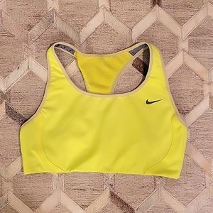 NIKE Neon Yellow Sports Bra